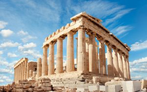 Acropolis Stonework in Greece