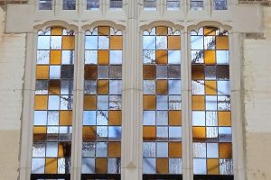 tracery window at collegiate